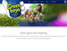 Tablet Screenshot of greenboys.de